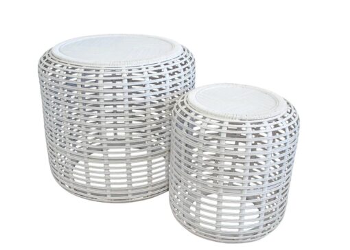 AVA Coffee Table Set - White