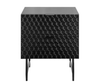 BOLTON Bedside Table - Black