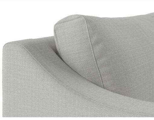 EDA 3 Seater Sofa in Light Grey - Image 2