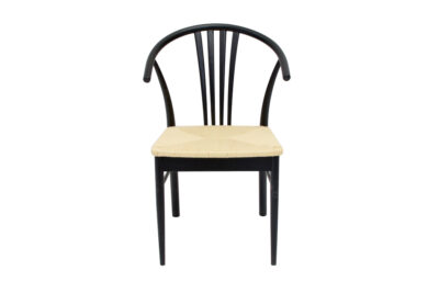 GRACE Dining Chair in Black/Natural