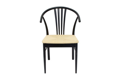 GRACE Dining Chair in Black/Natural